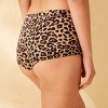 Women's Ribbed Textured Low-Rise Cheeky Swim Boyshorts - Wild Fable™ - 2 of 4