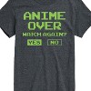 Men's - Instant Message - Anime Over Yes No Short Sleeve Graphic T-Shirt - 2 of 4