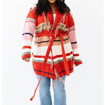 Women's What You Love Fringe Cardigan - DAVI & DANI