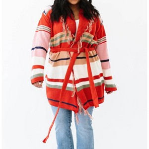 Women's What You Love Fringe Cardigan - DAVI & DANI - 1 of 4