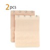 INSPIRE CHIC Women's Elastic Bra Hook Strap Extensions 3 Rows 2 Pcs - 2 of 4