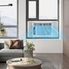 6000 BTU WiFi Window Air Conditioner, Silent Indoor Window Air Conditioner with Remote Control, 3 Air Speeds and 24 Hour Timer, Cools Up to 250 Sq. Ft - 3 of 4