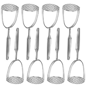 YBM Home 11.5" Stainless Steel Potato Masher (2411),8-Pack - 1 of 4