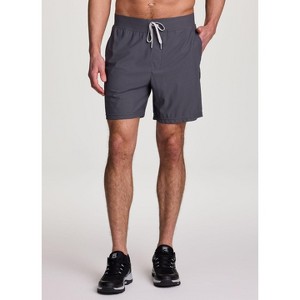 Avalanche Men's Stretch Jersey Active Short 7" Inseam Quick Drying Textured Gym Shorts with Pockets - 1 of 4