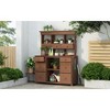 NicBex Outside Potting Bench Table with Multiple Drawers and Open Storage Shelves Farmhouse Garden Work Bench Station Outdoor - 2 of 4
