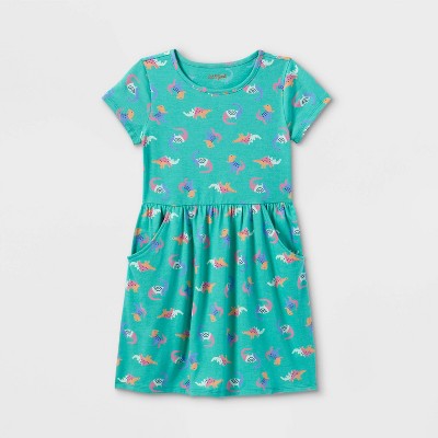 girls green dress