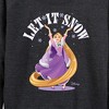 Women's - Disney - Let It Snow Gifts Lightweight French Terry Wide Neck Long Sleeve Shirt - 2 of 4