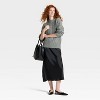 Women's Long Sleeve Cabled Tunic Sweater - A New Day™ - 3 of 3