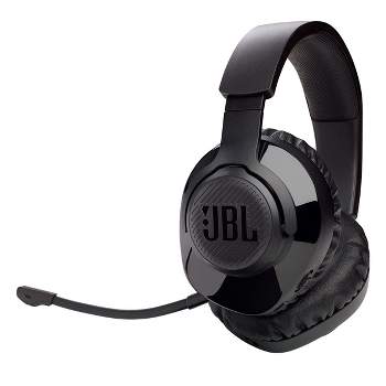 JBL Quantum 350 Wireless Over-Ear PC Gaming Headset with Detachable Boom Mic.