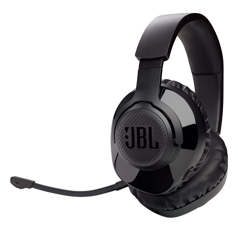 JBL Quantum 350 Wireless Over-Ear PC Gaming Headset with Detachable Boom Mic, 1 of 12