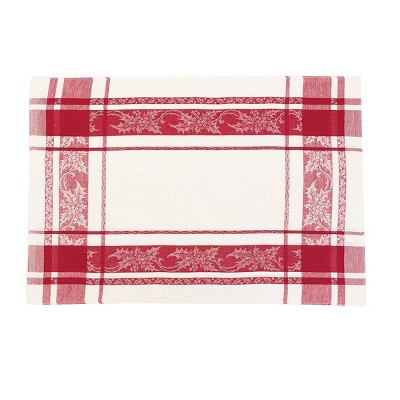 C&F Home Jacquard Holly Cotton Placemat Set of 6