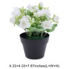 Unique Bargains Artificial Plants Spring Flower Plastic 4.33"x4.33"x7.87" 1 Pc - 3 of 4