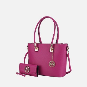 MKF Collection Vanessa Women's Fashion Tote & Wallet Set Handbag by Mia K - 1 of 4