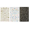 Wrapables 3 Sheets Colorful Winter Snowflakes Nail Art Snowflake Nail Stickers - 2 of 4