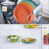LunaLulinlk 10 Inch Wheat Straw Plates, 12 Pcs Unbreakable Dinner Set of 6 Colors, Lightweight - 2 of 4
