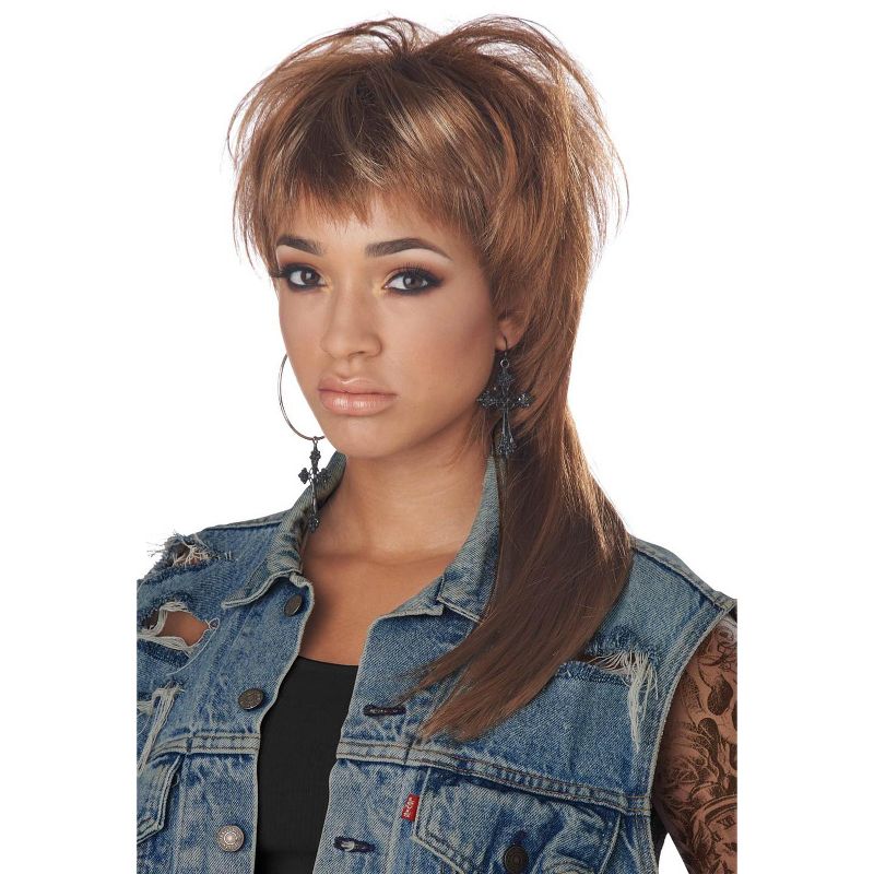 California Costumes The Femullet Women's Wig (Brown), 1 of 2