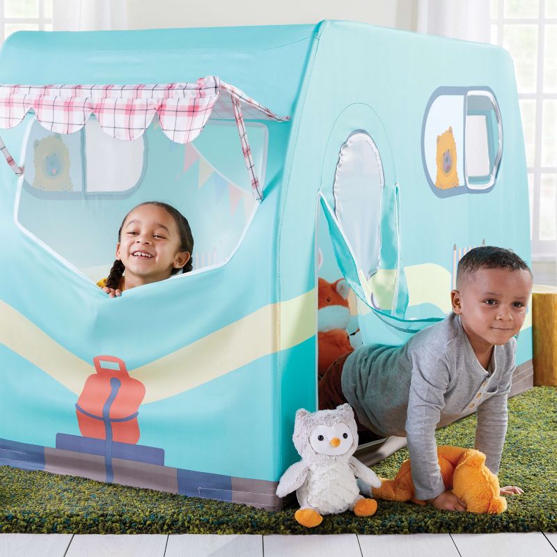 Martha Stewart Kids' Camper Play Tent: Children's Large Indoor Pretend Play Playhouse for Playroom and Foldable Toddler Bedroom Tent, 5 of 10