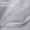 72x76 inch gray waffle weave shower curtain, heavyweight, water - repellent. - 4 of 4