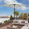 NicBex 7.5FT Square Patio Umbrella with Crank & Tilt,Aluminum Outdoor Patio Umbrella,Outdoor Table Market Umbrella for Pool,Garden,Patio - 2 of 4