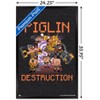 Trends International Minecraft: Legends - Piglin Destruction Framed Wall Poster Prints - 3 of 4