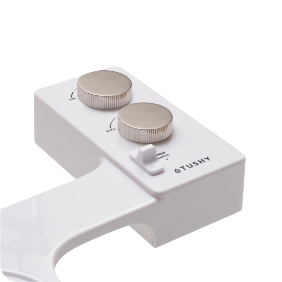 TUSHY Spa 3.0 Bidet Toilet Attachment with SmartSpray Adjustable Cleaning and Cool to Warm Water (Brushed Nickel)