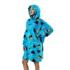 Sesame Street Cookie Monster All-Over Print Blue Long Sleeve Oversized Hoodie Wearable Blanket-OSFA - 2 of 4