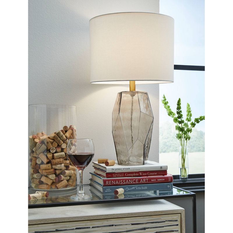 Signature Design by Ashley Taylow Table Lamp Gray/Gold, 2 of 5