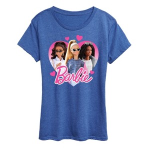 Women's - Barbie - Valentine's Day Short Sleeve Graphic T-Shirt - 1 of 4
