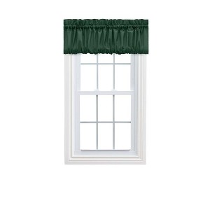 Ellis Stacey 1.5" Rod Pocket High Quality Fabric Solid Color Window Balloon Valance 60"x15" Harvest - 1 of 4