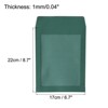 Unique Bargains Mailing Statement Photos Catalogs Full Face Window Clear Single Sided Envelopes - 2 of 4
