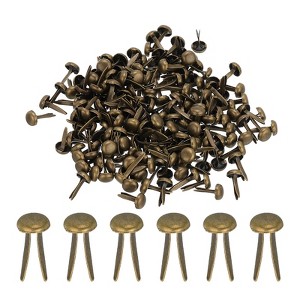 Unique Bargains Corrosion Resistance Light Weight Durable Arts and Crafts Brads 200 Pcs - 1 of 4