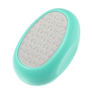 Unique Bargains 3 in 1 ABS Stainless Steel 430 Foot Callus Remover Pedicure Foot File Light Green Silver Tone 3 Pcs - 1 of 4
