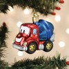 Old World Christmas 2.75 In Cheerful Cement Truck Ornament Construction Toy Tree Ornaments - 2 of 3