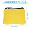 Unique Bargains Canvas Portable Home Change Coin Purse Pouch Bags with Zipper - 2 of 4