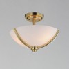Maxim Lighting Deven 3 - Light Semi-Flush Mount in  Satin Brass - 4 of 4