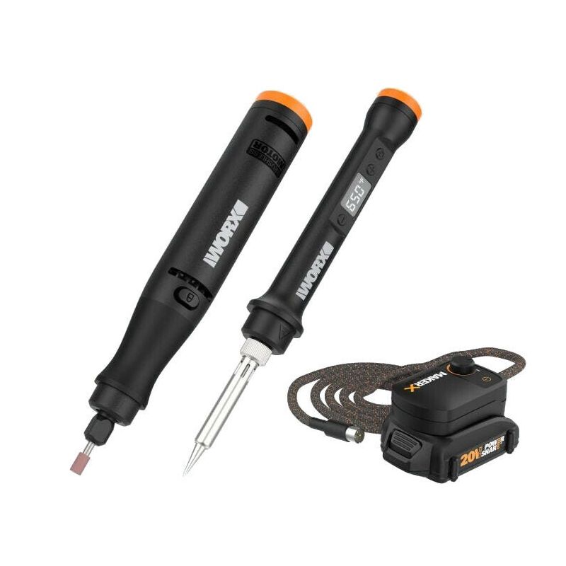 Worx MAKERX WX988L 2pc Crafting Tool Combo Kit - Rotary Tool + Wood & Metal Crafter, 4 of 14