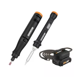 Worx WX988L MakerX 2pc Rotary Tool and Wood, Metal Crafter Combo Kit