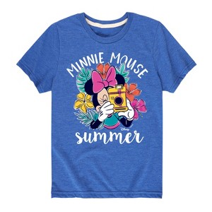Boys' - Disney - Minnie Mouse Summer Short Sleeve Graphic T-Shirt - 1 of 4