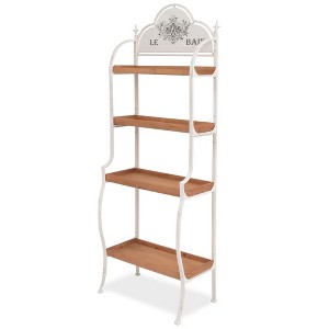 vidaXL Freestanding Shelving Unit 23.2"x13.8"x66.1" - 1 of 4