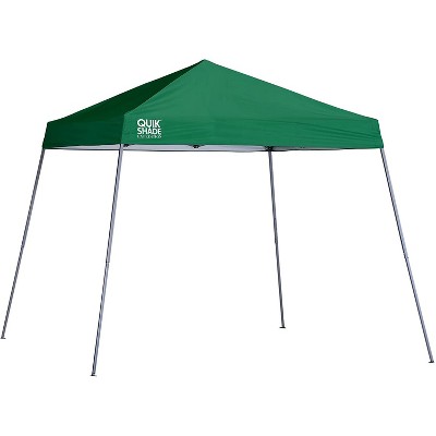 Quik Shade 160717 Expedition 10 Foot x 10 Foot Instant Pop Up Outdoor Shaded Canopy Tent Shelter for Up to 12 People, Green