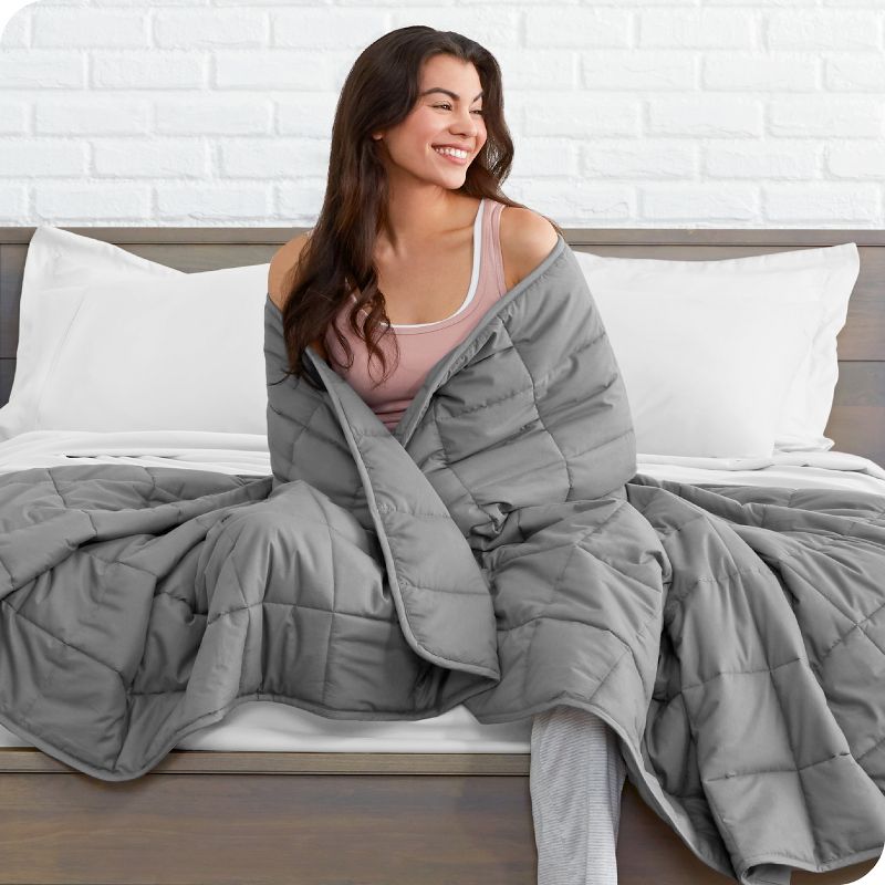 60"x80" 17-22lbs Weighted Blanket by Bare Home, 3 of 9