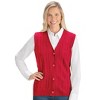 Collections Etc Stylish Cable-Knit Button Front Sweater Vest - 2 of 4