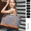 Generic Women Ladies Canvas Weekender Bag Overnight Carry-on Tote Duffel in Trolley Handle - 2 of 4