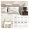 100% Cotton Winter Floral Printed Flannel Sheet Set - Great Bay Home - 3 of 4