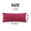 PiccoCasa 90 GSM Solid Soft Envelope closure Microfiber Body Pillowcase - 4 of 4
