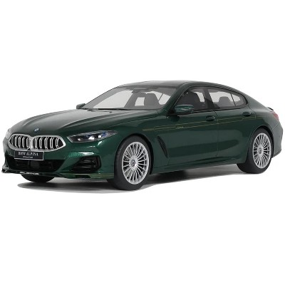 2023 BMW Alpina B8 Gran Coupe Green Metallic 1/18 Model Car by GT Spirit