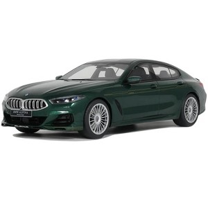 2023 BMW Alpina B8 Gran Coupe Green Metallic 1/18 Model Car by GT Spirit - 1 of 4