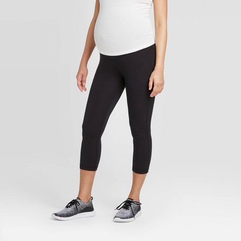 Over Belly Active Capri Maternity Pants - Isabel Maternity By