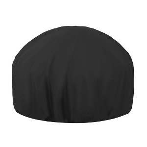 Unique Bargains Dustproof Barbecue Grill Dust Cover 22.83"x22.83"x30.31" Black 1 Pc - 1 of 4