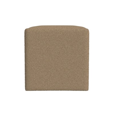 Copenhagen Brown Boucle Upholstered Storage Bench